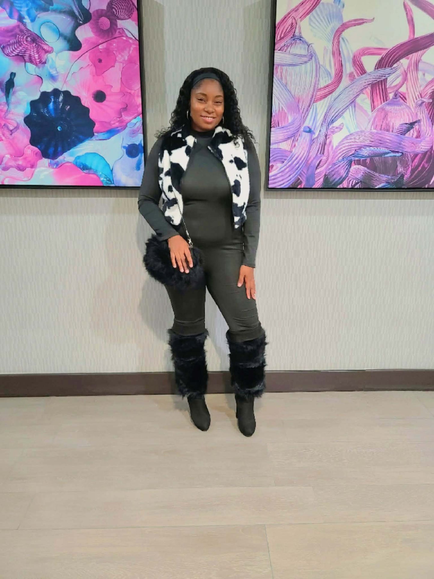 Bold Beauty Cow Print Vest