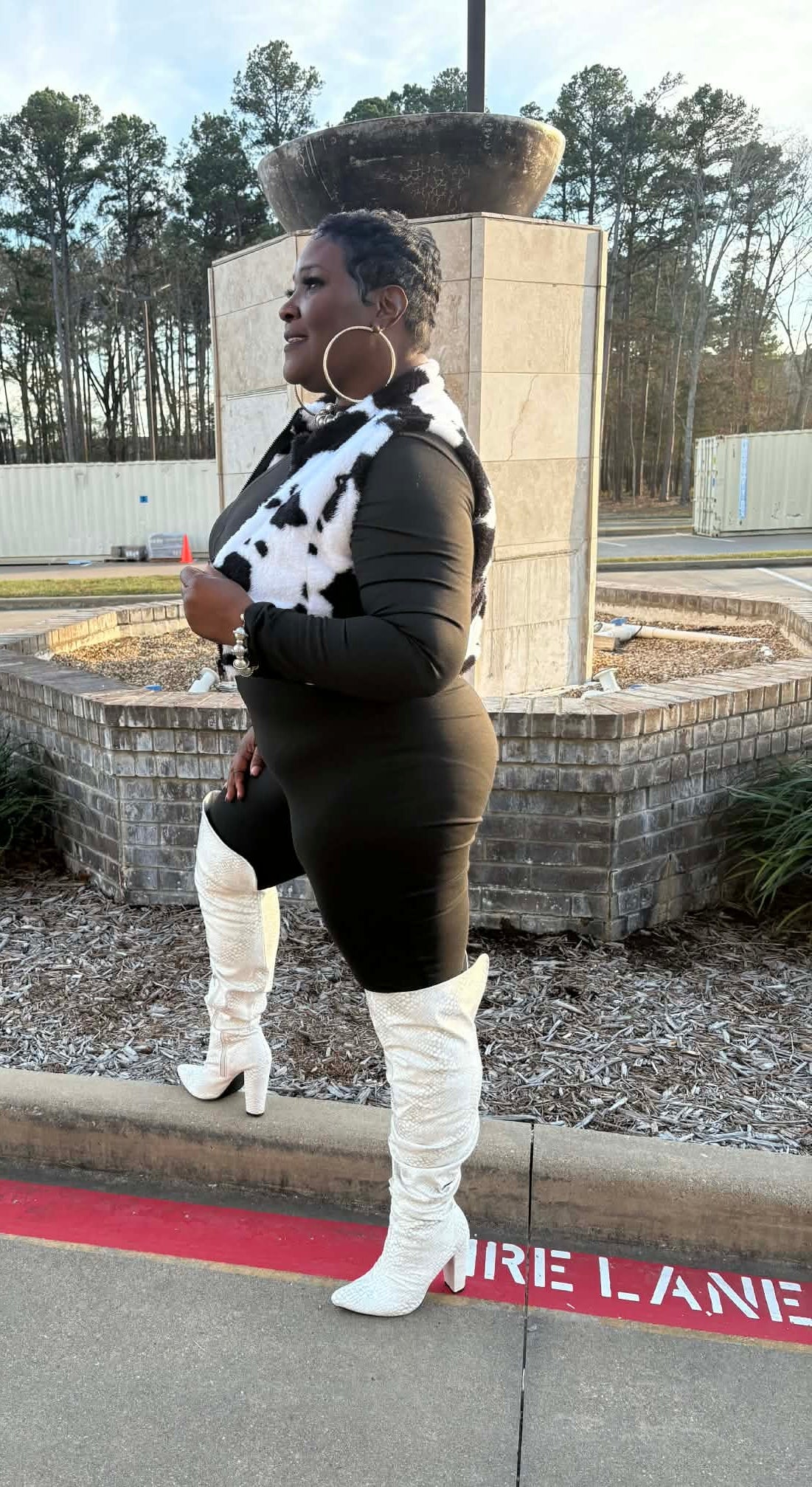 Bold Beauty Cow Print Vest