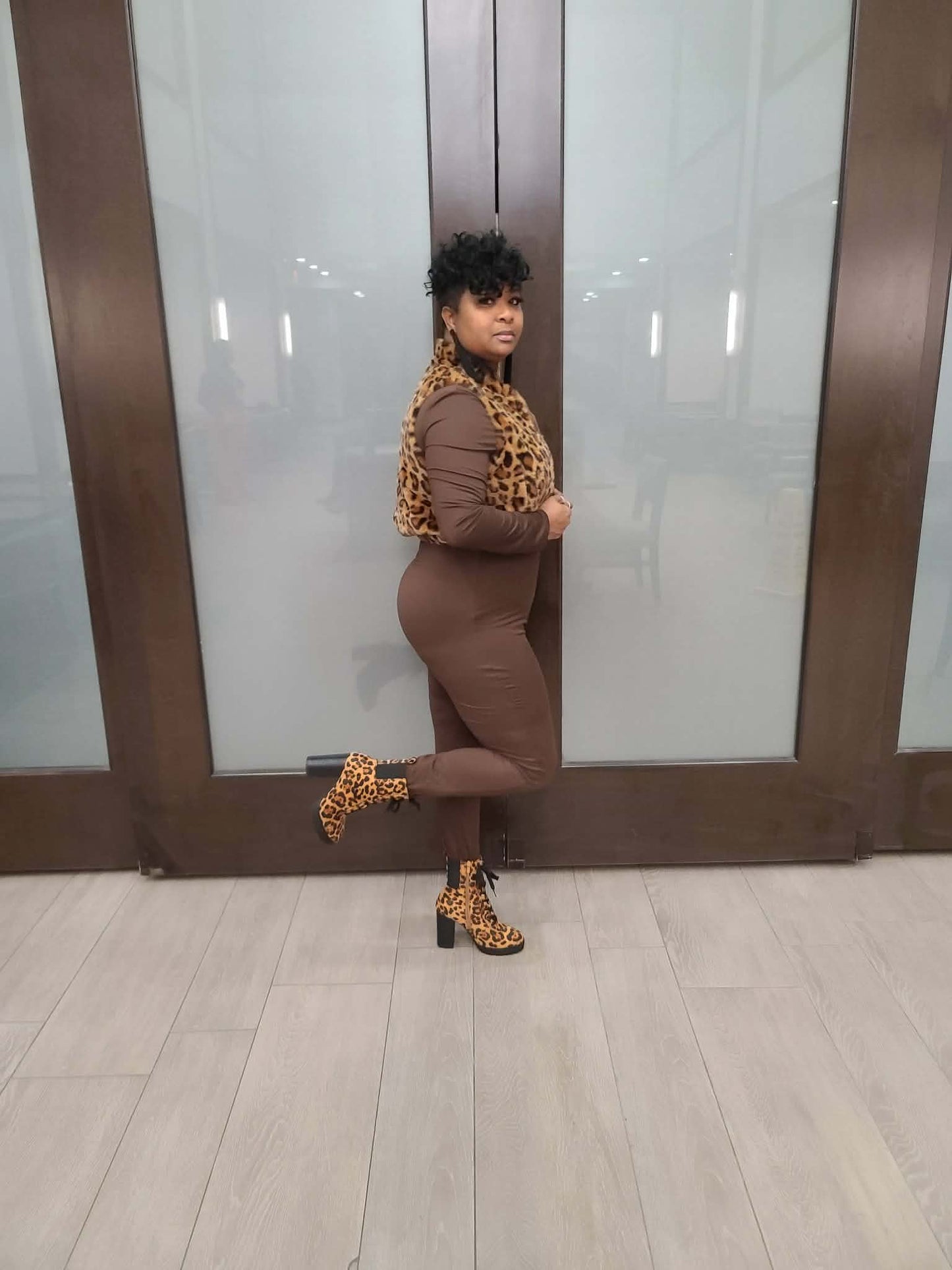 Wild Confidence Leopard Vest