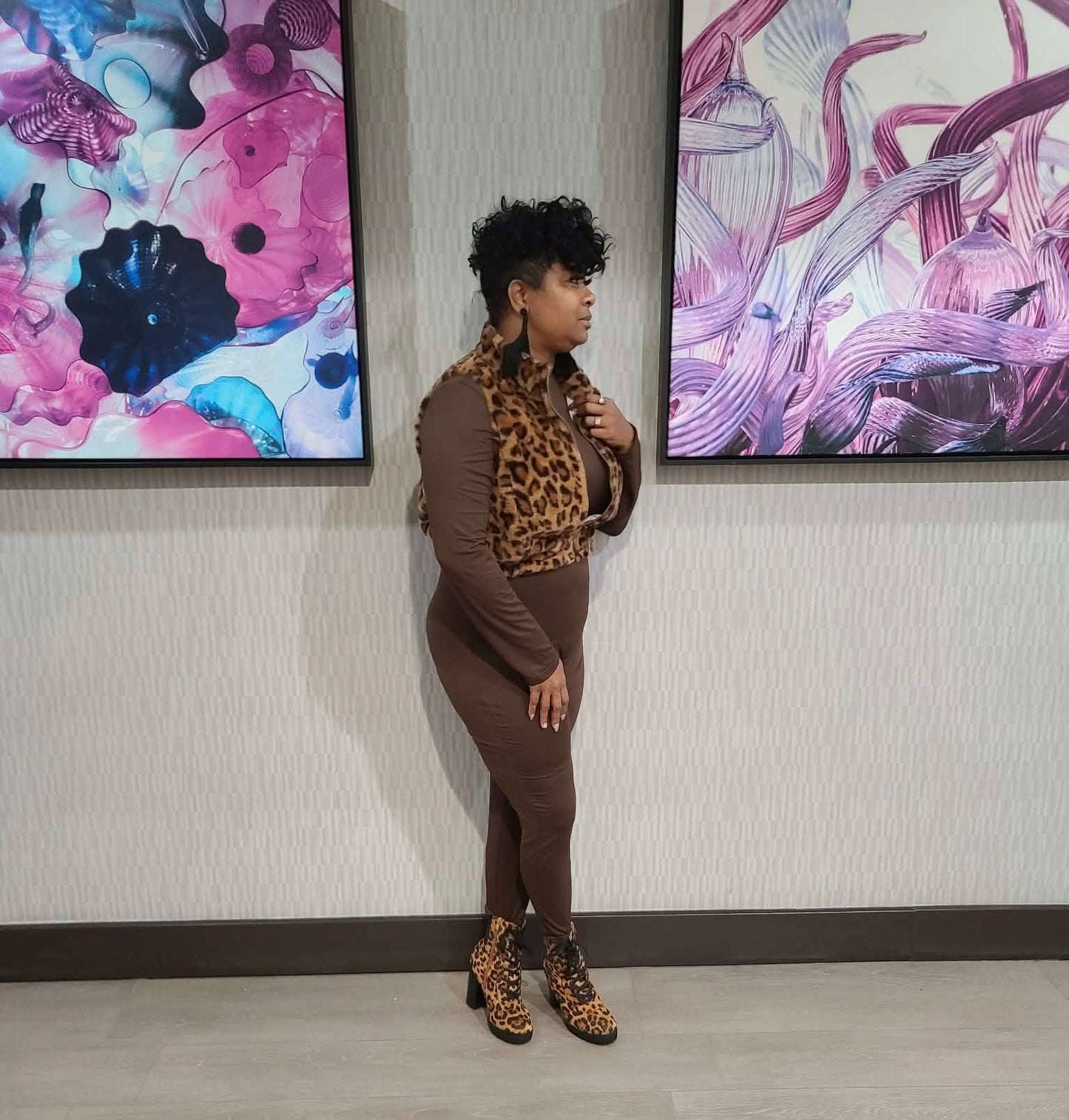 Wild Confidence Leopard Vest